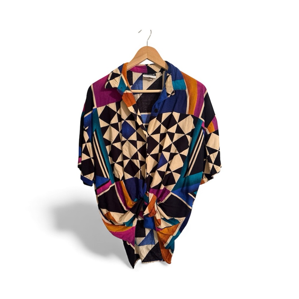 Vintage Caliche Funky Statement Blouse - EU 38 ~ Mens Medium